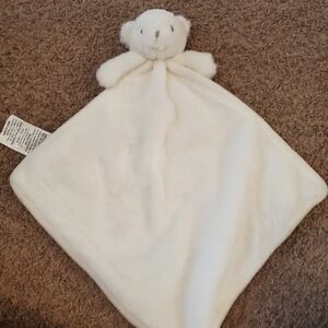S.L. Home Fashions White Polar Bear Baby Lovey Security Snuggle Blanket Plush